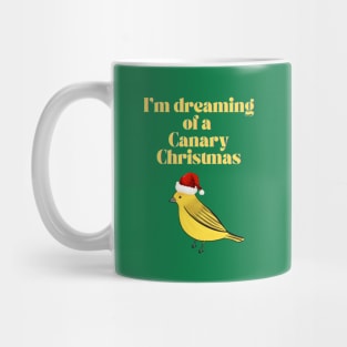 I'm Dreaming of a Canary Christmas Mug